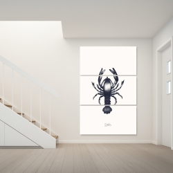 Toile 40 x 60 - Homard bleu
