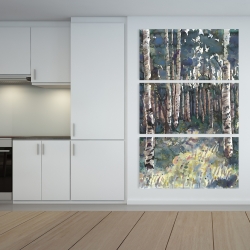 Toile 40 x 60 - Bouleaux