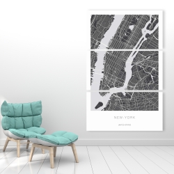 Toile 40 x 60 - Plan graphique de new-york