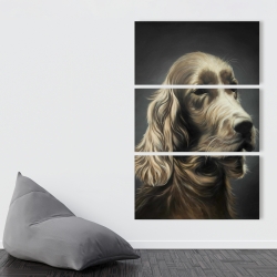 Canvas 40 x 60 - Field spaniel