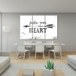 Toile 40 x 60 - Suis ton coeur