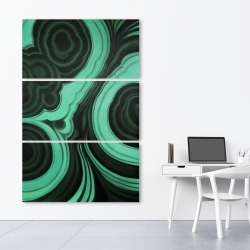 Toile 40 x 60 - Pierre malachite