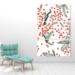 Canvas 40 x 60 - Mistletoe leaf pattern