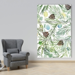 Canvas 40 x 60 - Pine cone pattern
