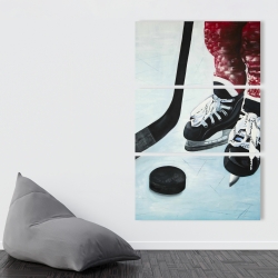 Toile 40 x 60 - Jeune hockeyeur