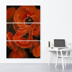 Canvas 40 x 60 - Poppy bouquet