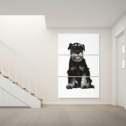 Toile 40 x 60 - Schnauzer nain