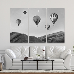 Toile 40 x 60 - Paysage de montgolfières