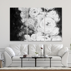Canvas 40 x 60 - Monochrome rose garden