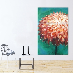 Canvas 40 x 60 - Abstract dahlia flower