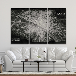 Toile 40 x 60 - Vue satellite d'un avion