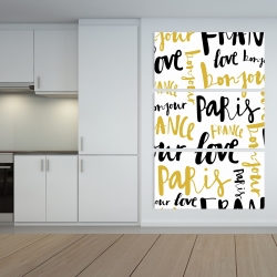 Toile 40 x 60 - Bonjour paris