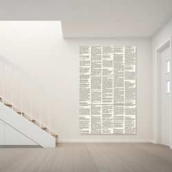 Toile 40 x 60 - Papier journal