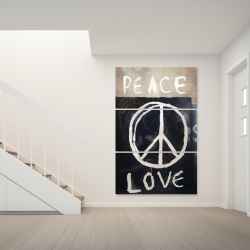 Toile 40 x 60 - Peace love