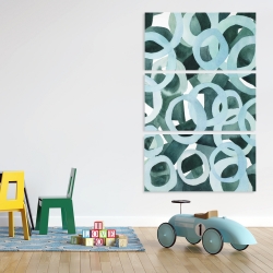 Canvas 40 x 60 - Abstract rings