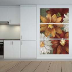 Toile 40 x 60 - Fleurs aux couleurs d'automne