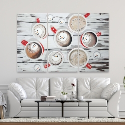 Toile 40 x 60 - Chocolat chaud du temps des fêtes