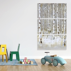 Toile 40 x 60 - Forêt de bouleaux en hiver