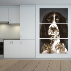 Toile 40 x 60 - Springer spaniel anglais brun