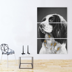 Canvas 40 x 60 - English springer spaniel dog