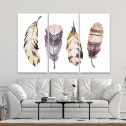 Canvas 40 x 60 - Purple feather set