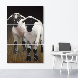 Toile 40 x 60 - Deux agneaux