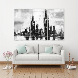 Toile 40 x 60 - Paysage urbain monochrome