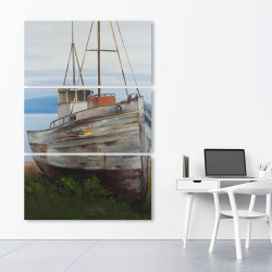Canvas 40 x 60 - Old abandoned boat