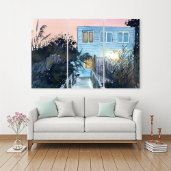 Toile 40 x 60 - Maison de plage