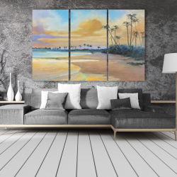 Canvas 40 x 60 - Sunset by the sea