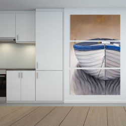 Canvas 40 x 60 - Canoe boat