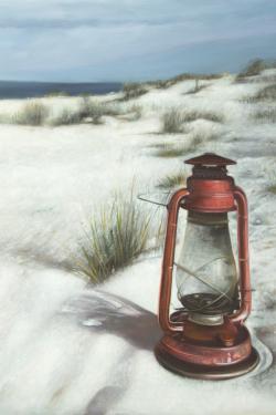 Lanterne sur la plage