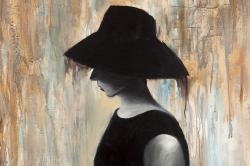 Audrey hepburn with a big hat