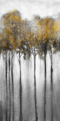 Forêt abstraite jaune