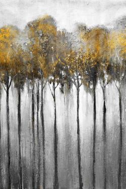 Forêt abstraite jaune