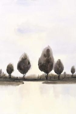 Abstract landscape of trees