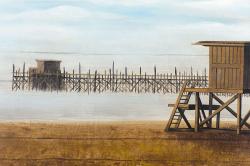 Lifeguard tower at the beach