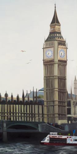 Big ben clock elizabeth tower in london