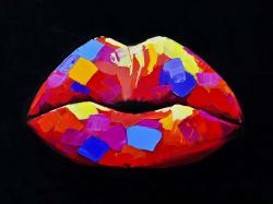 Colorful lipstick