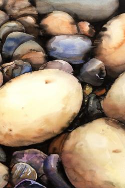 Beach pebbles