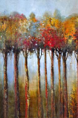 Colorful leaves trees