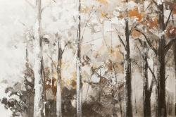 Forêt blanche abstraite