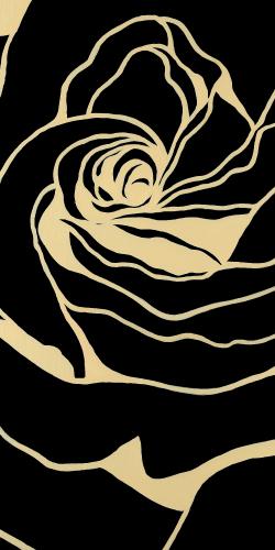 Silhouette of a rose