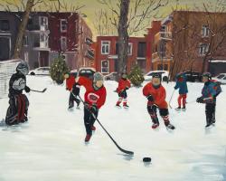 Jeunes joueurs de hockey