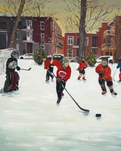 Jeunes joueurs de hockey