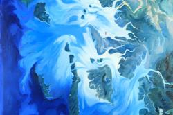 Satellite view of the mergui islands
