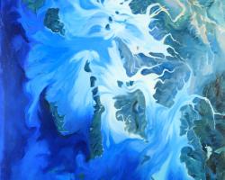 Satellite view of the mergui islands