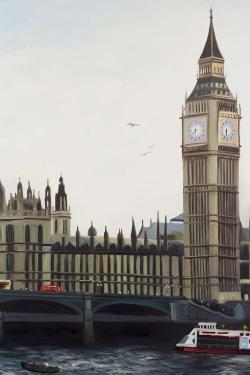 Big ben clock elizabeth tower in london