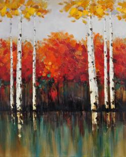 Bouleaux en automne