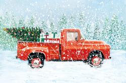 Christmas tree truck